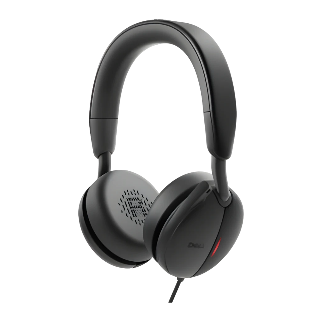 Dell Casque Pro Wired ANC WH5024 noir, kit en angle: casque avec micro, télécommande en ligne, connecteur USB-A et - Ítem4