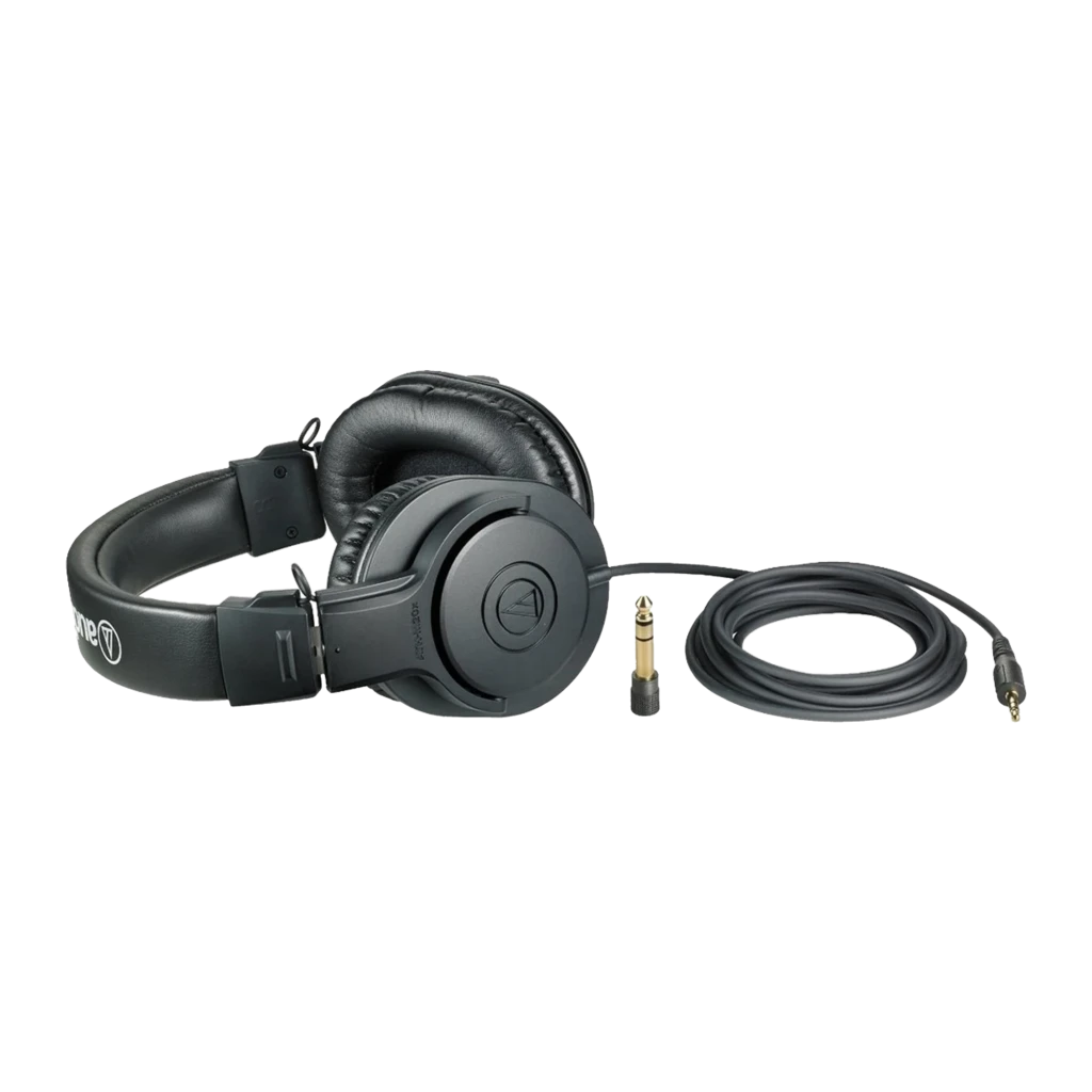 Audio-Technica ATH-M20X auricular y casco Auriculares Alámbrico Diadema Música Negro - vue principale - Ítem1