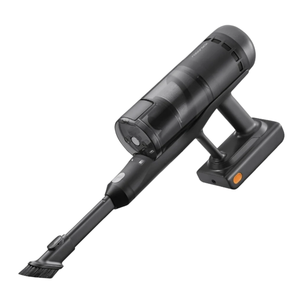 Roborock H60 Ultra Negro, accesorios: aspiradora montada con cepillo turbo, boquilla ranura y base de carga - Ítem2