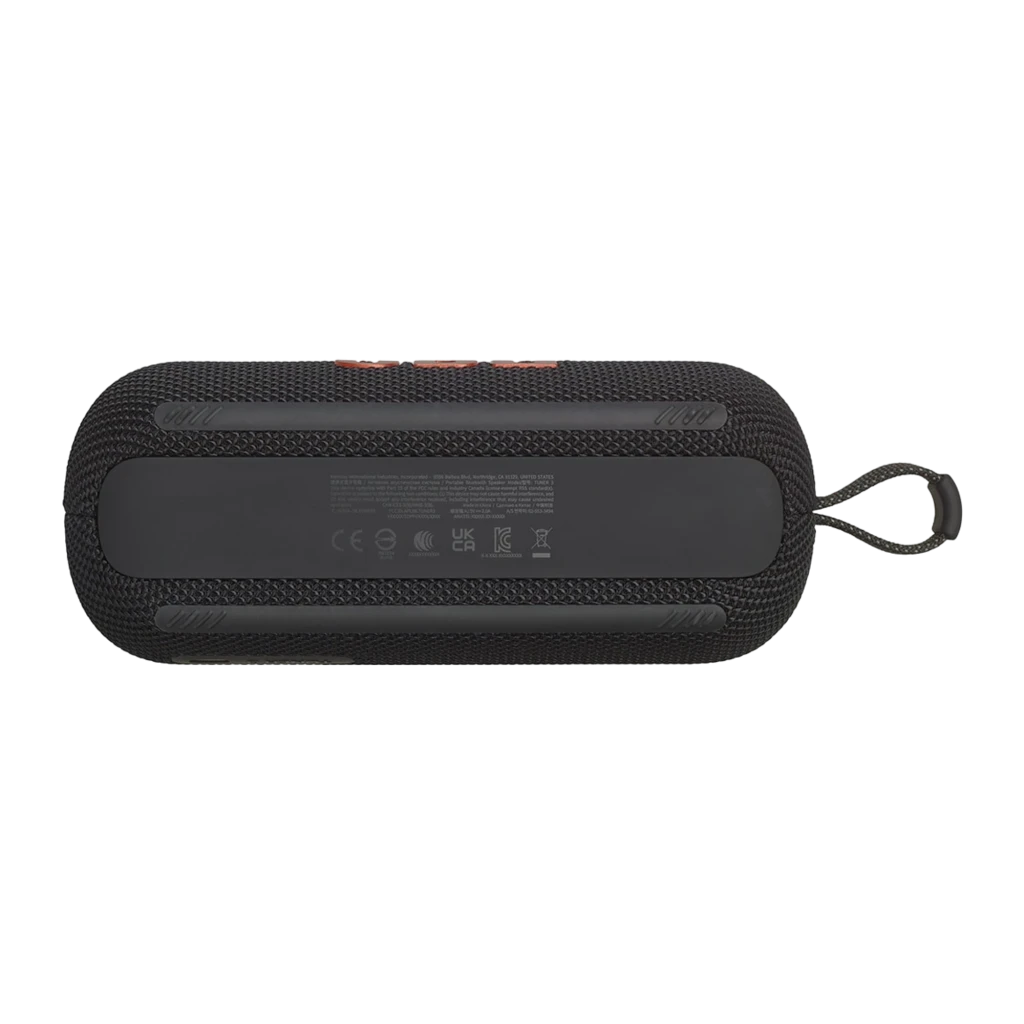 JBL Tuner 3 preto, vista frontal em ângulo: antena FM/DAB estendida, ecrã com 'connected' e logótipo JBL vermelho - Item1
