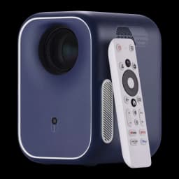 InFocus Apex Challenger IN3048SL 16GB azul, kit completo: proyector en ángulo junto a mando a distancia blanco con accesos
