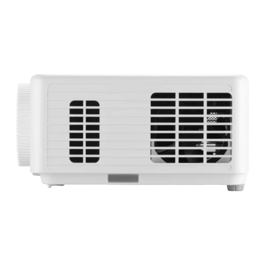 InFocus IN1026ST projetor DLP WXGA branco, vista em perspectiva: painel de controlo superior, grelha e objetiva - Item5