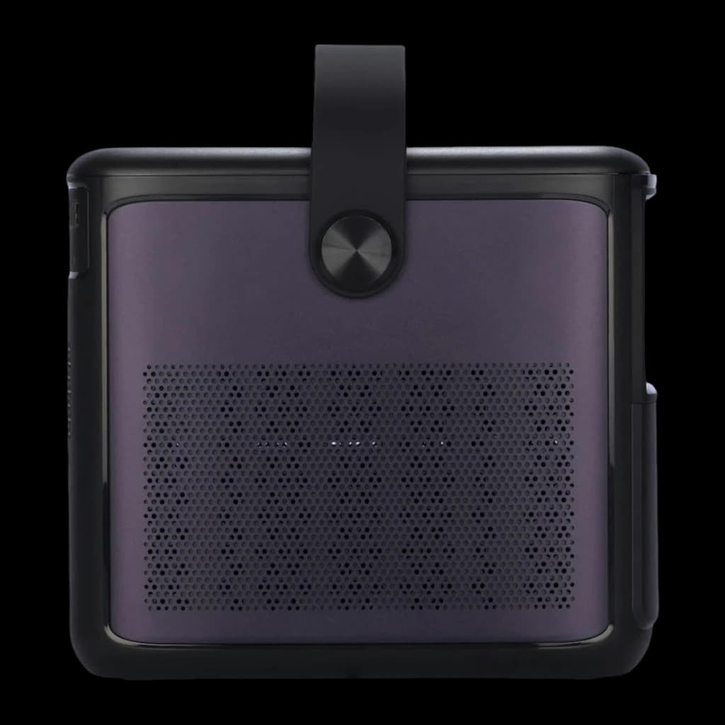InFocus in3018sl Quantum LED Crusader Master 32GB Midnight Purple, vista trasera: rejilla de altavoz, panel púrpura