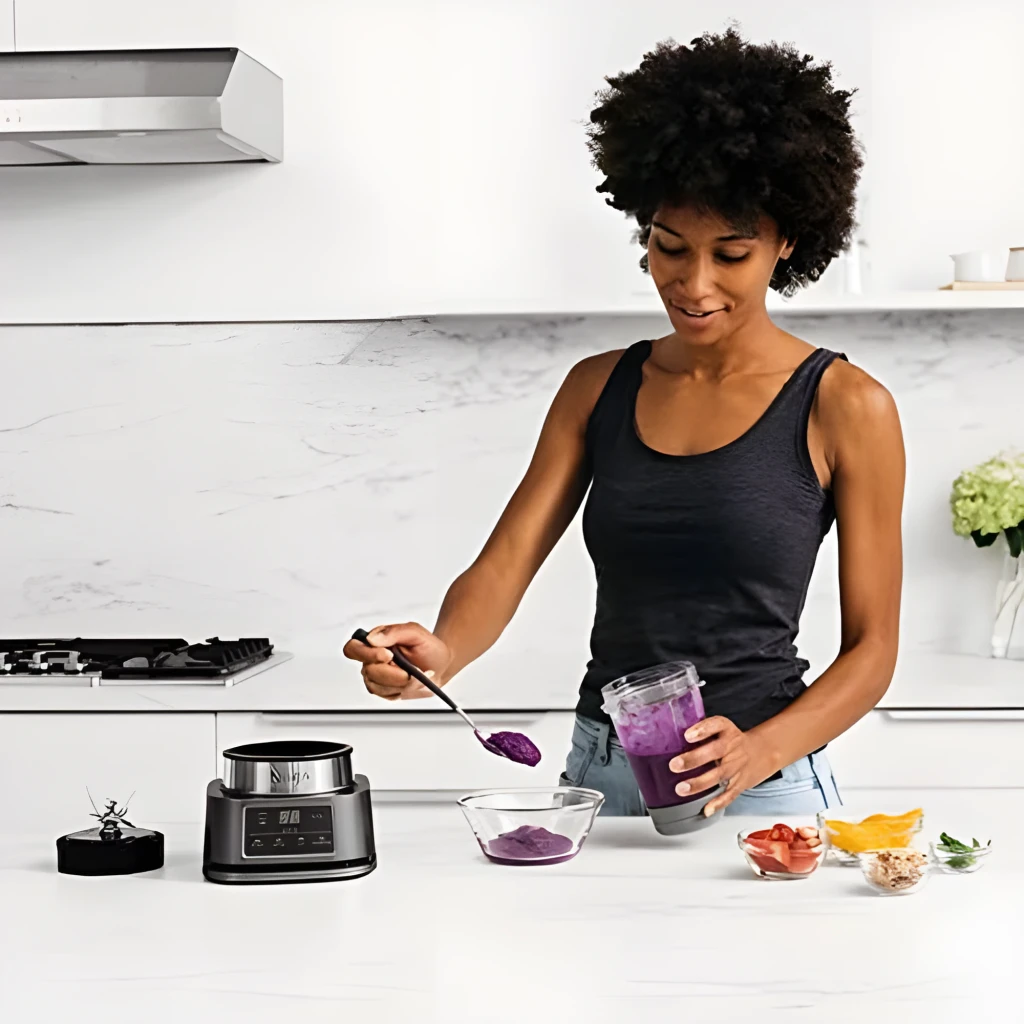 Ninja Foodi Power CB100EU Liquidificador Prateado Preto, acessórios: base com painel digital, copo Nutri Bowl, copo pessoal - Item2
