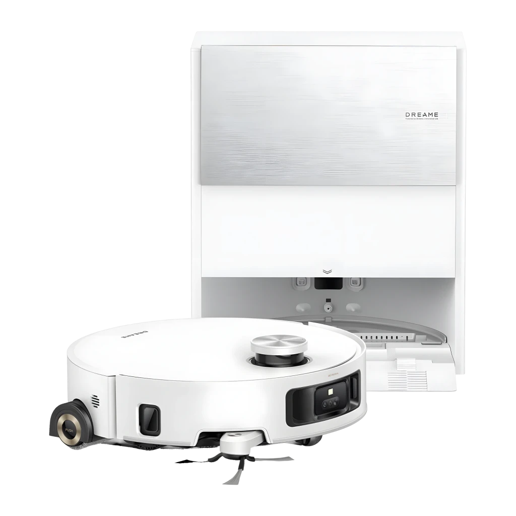 Dreame Robot Aspirateur Aqua 10 blanc, kit avec base: robot ancré dans la station de vidage automatique argentée - Ítem6
