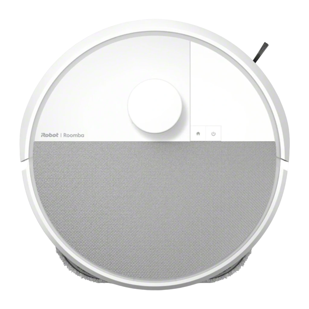 iRobot Roomba Combo Plus 505 Blanco, vista conjunto: robot, base de vaciado automático con depósito y app en smartphone - Ítem1