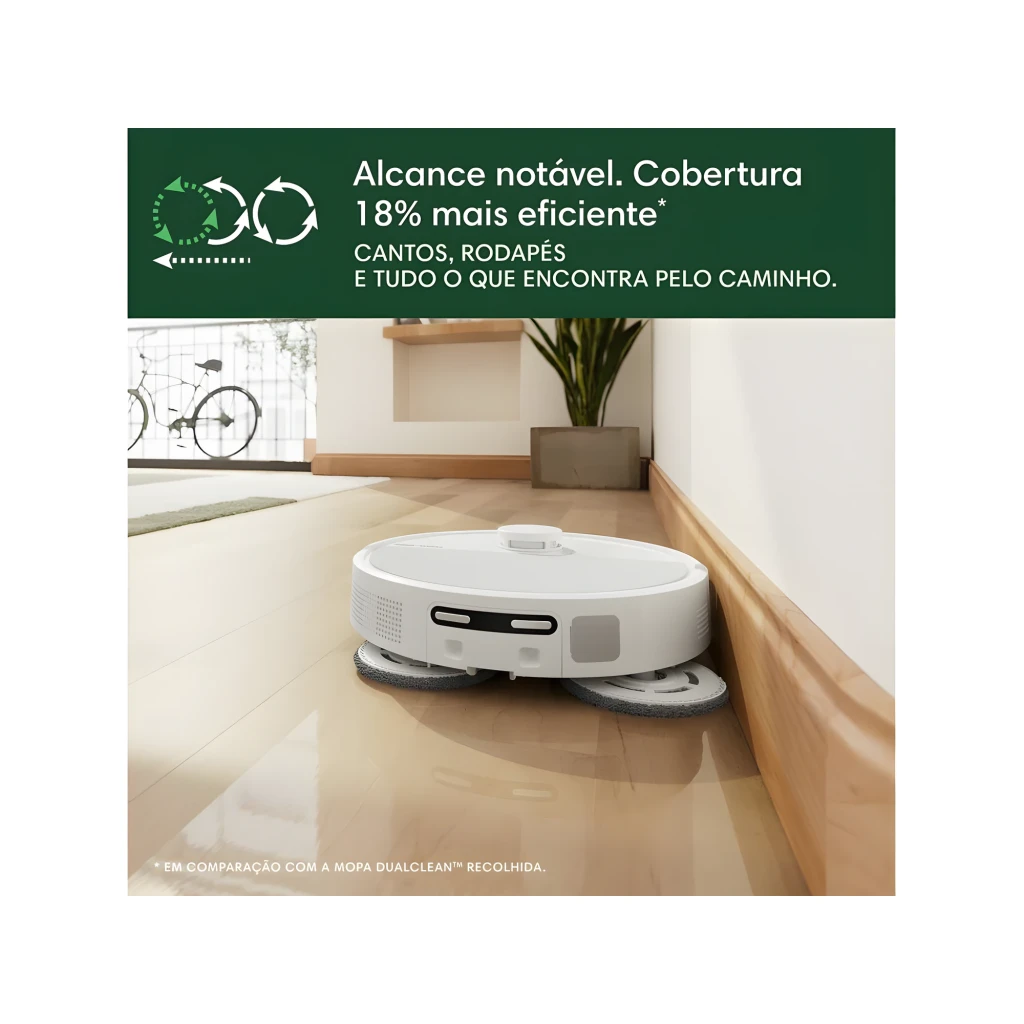 iRobot Roomba Combo Plus 505 Blanco, vista conjunto: robot, base de vaciado automático con depósito y app en smartphone - Ítem6