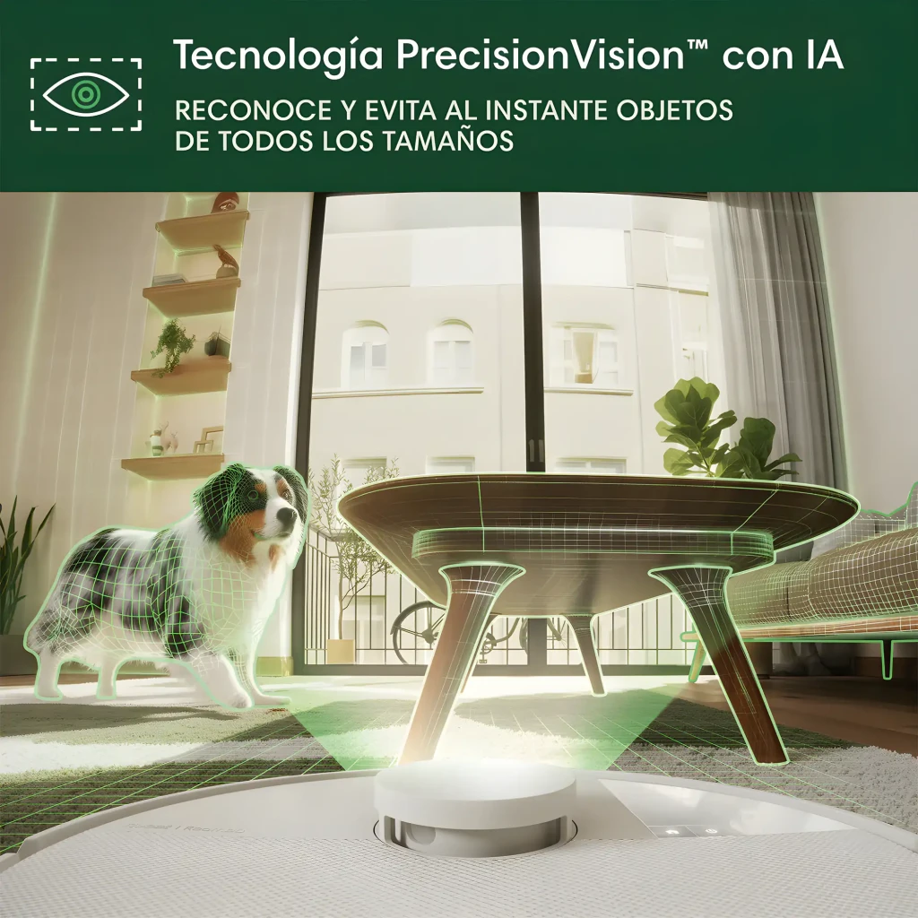 iRobot Roomba Combo Plus 505 Blanco, vista conjunto: robot, base de vaciado automático con depósito y app en smartphone - Ítem7