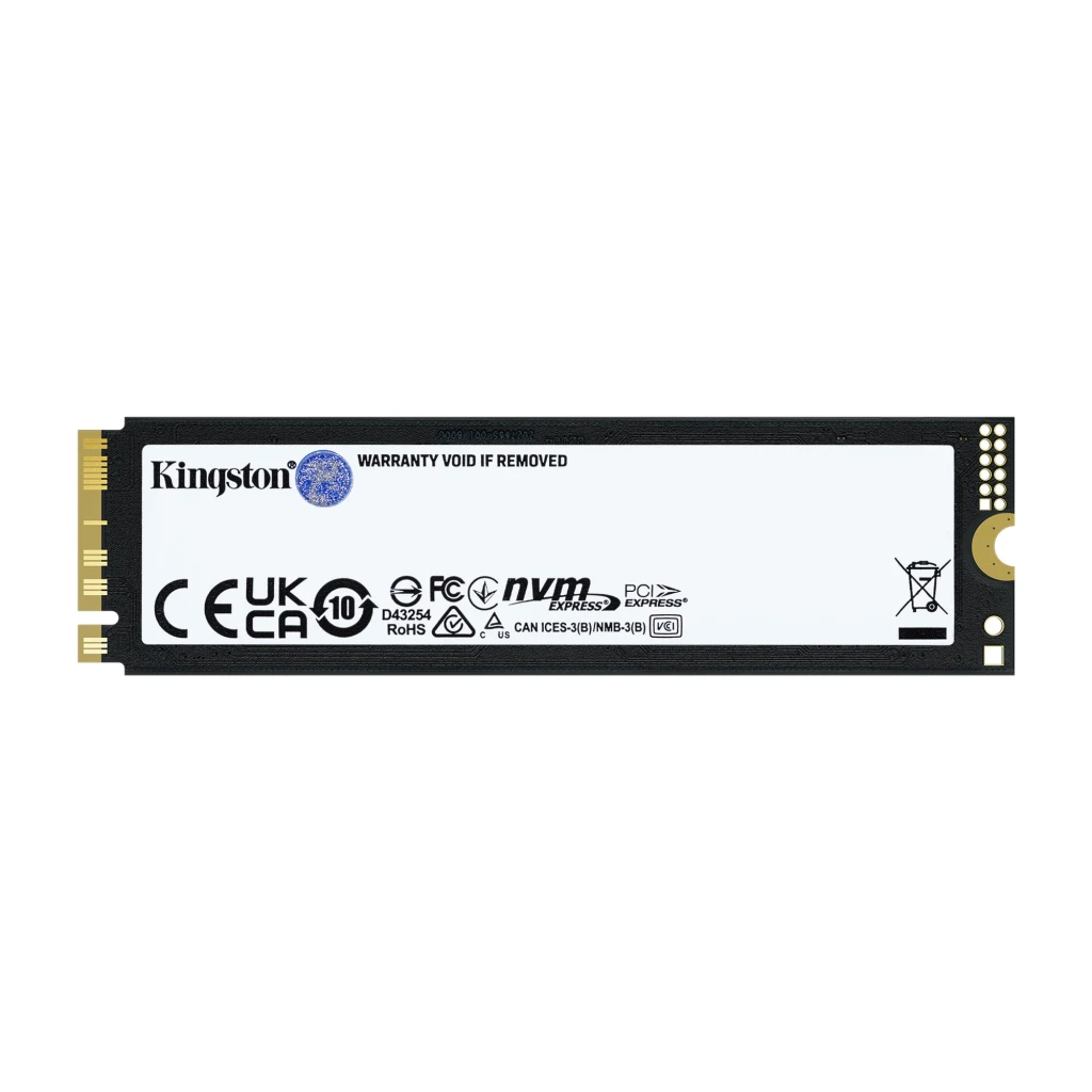 Kingston FURY Renegade G5 4TB preto, vista frontal: dissipador preto com logo FURY, texto PCIe 5.0 NVMe M.2 e conector - Item2