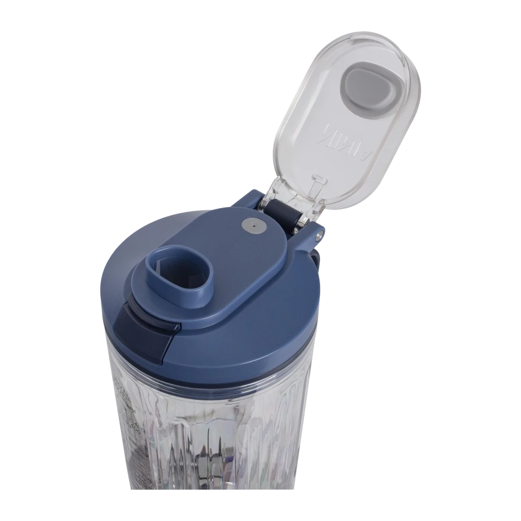 Ninja Blast Max BC251EU Blender portable XL 700 ml Bleu, vue de face: base bleue avec sélecteur Blend Crush Smoothie et - Ítem2