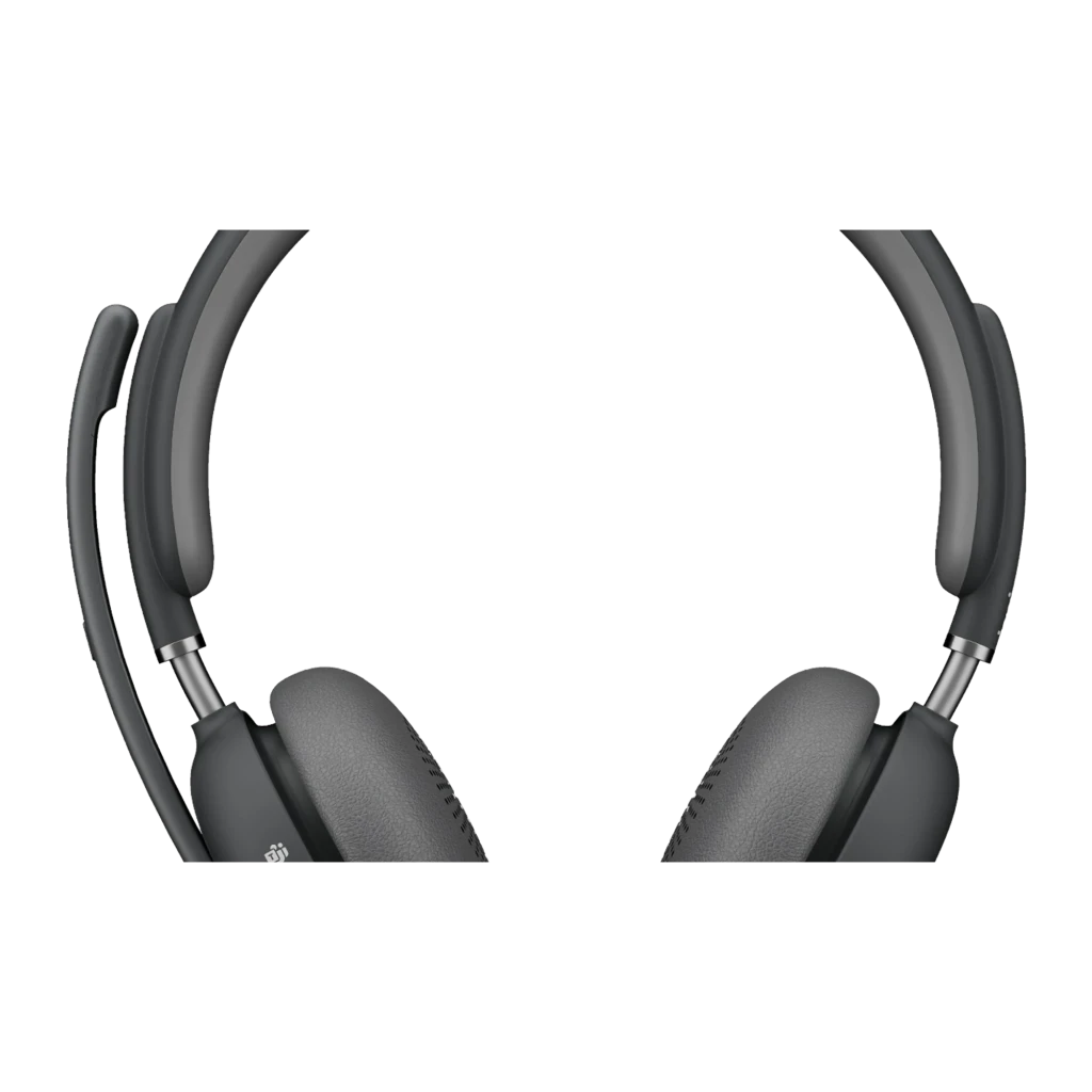 Logitech Auriculares Zone Wireless 2 Teams Grafite, vista frontal: arco, almofadas e botões laterais visíveis - Item2