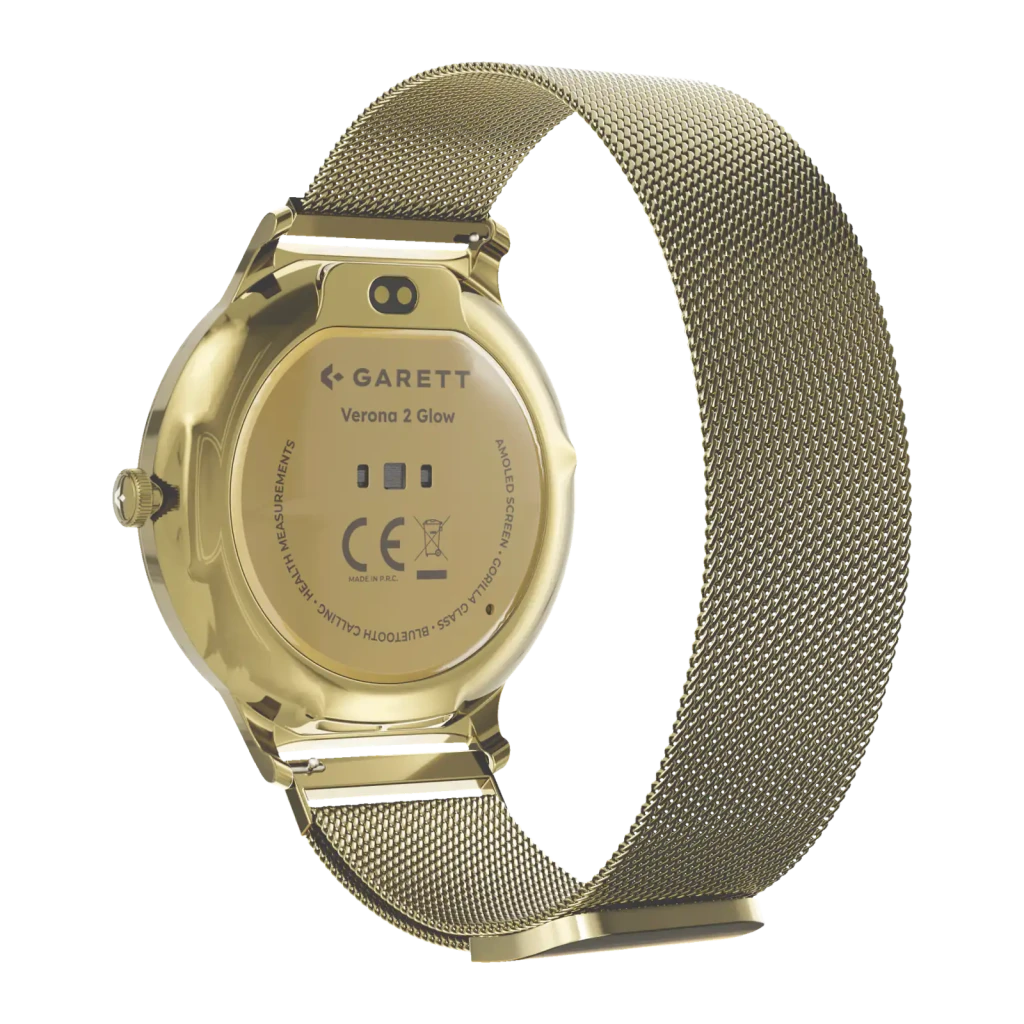 Garett Verona 2 Gold-Steel Mesh Smartwatch dorado - vista principal - Ítem2