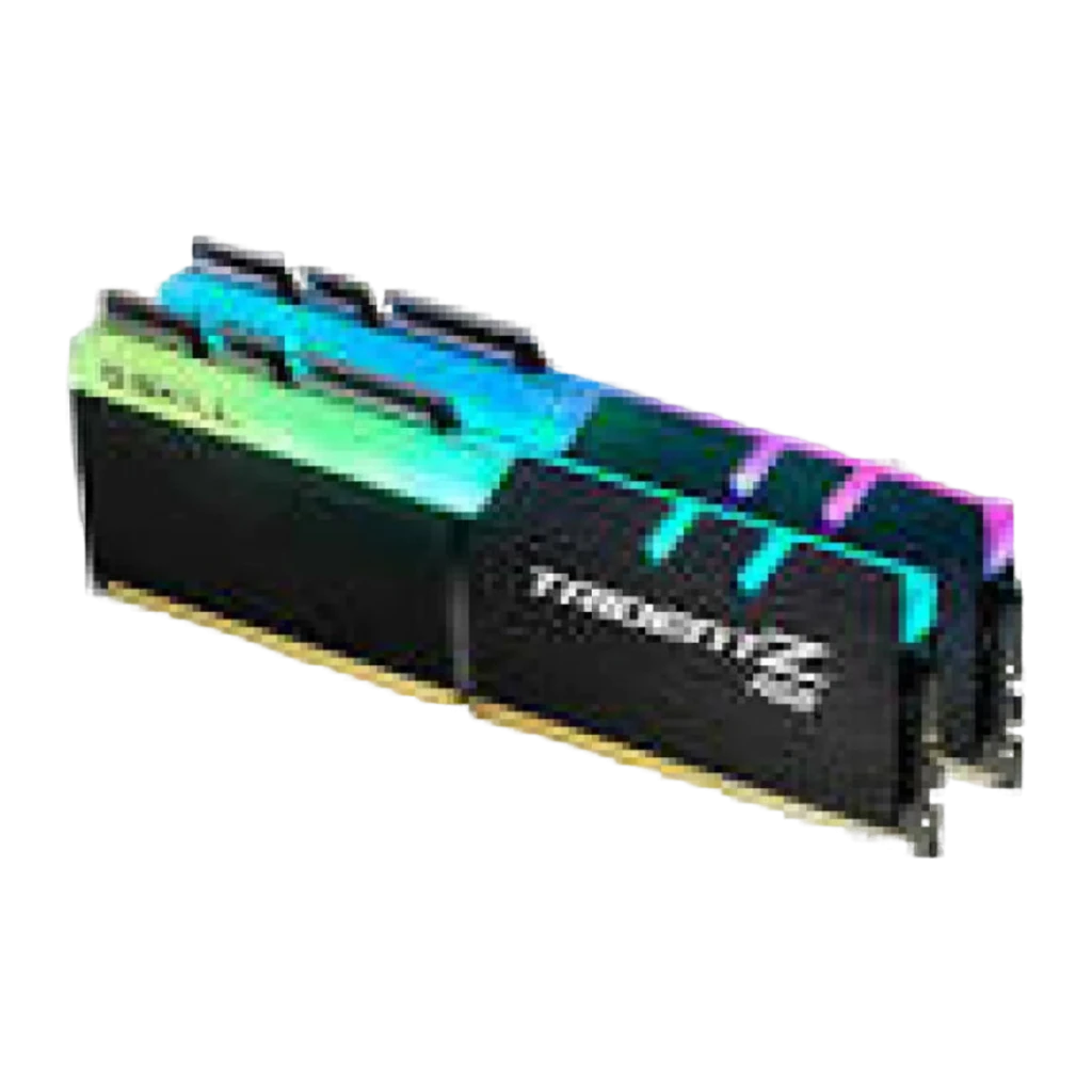 G.Skill Trident Z RGB DDR4 32GB noir, kit dual: deux modules en angle avec barre RGB illuminée sur le dissipateur - Ítem1