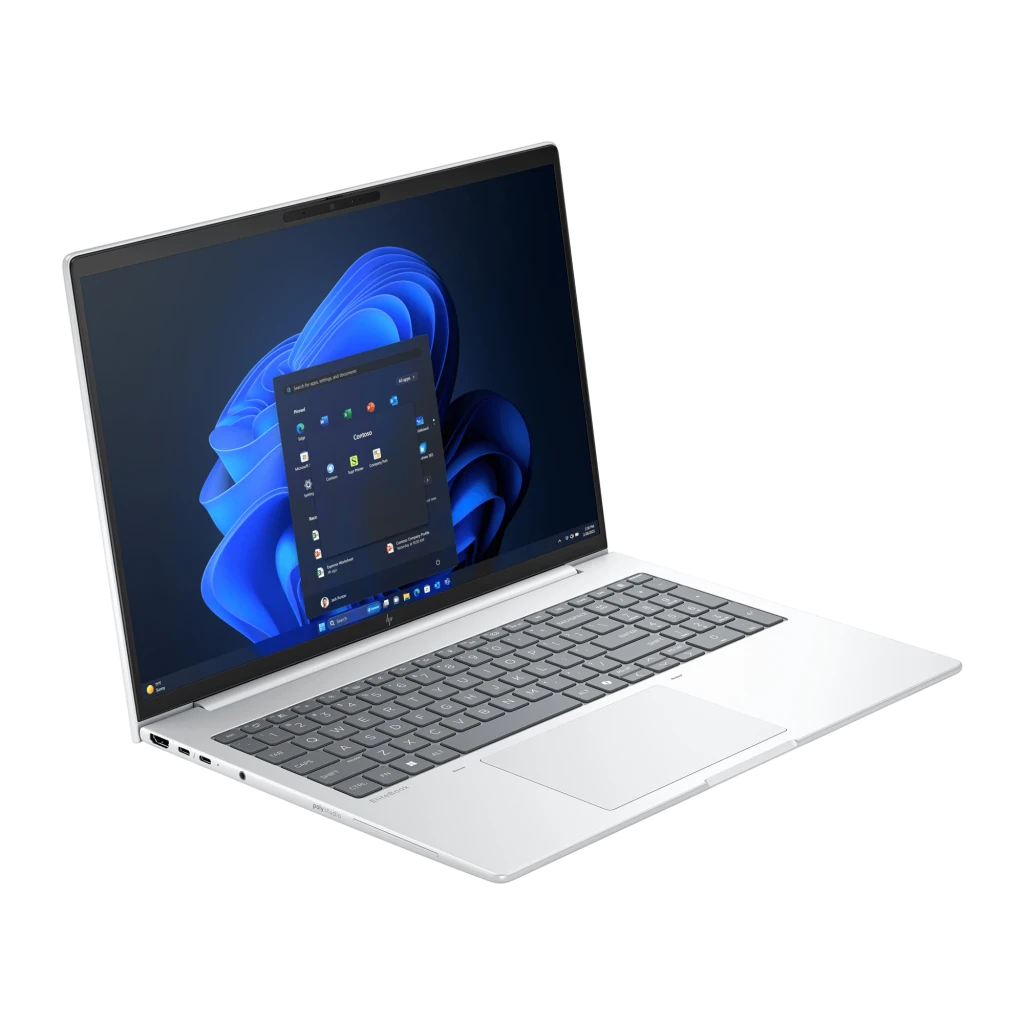 HP EliteBook 8 G1i 512GB plata, vista frontal: pantalla 16