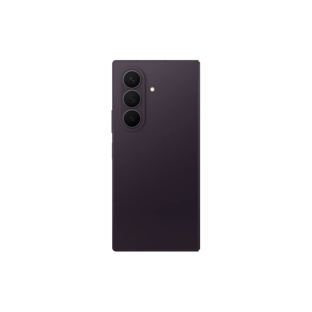 Samsung Galaxy Z Fold8 Ultra 512GB Violeta, vista frontal e traseira: dobrável aberto, módulo de câmeras triplo e ecrã - Item3