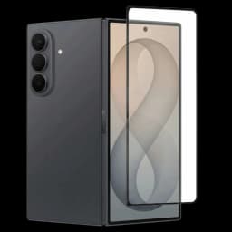Protetor de vidro temperado 3D para Galaxy Z Fold8 Ultra, cobertura full screen, recorte para câmera frontal, bordas curvadas e alta transparência