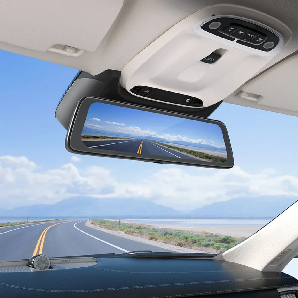 Dashcam Rétroviseur DDPai Mola E3 NEW VERSION 2CH 2K + 1080P WiFi Vision Nocturne avec écran miroir incurvé, caméra avant grand angle et module arrière - Ítem3