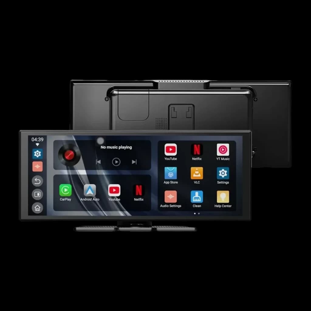 Ecrã Carro Ottocast OttoScreen T1140 Preto CarPlay Android Auto Sem Fios 11,4 polegadas, detalhe: ecrã frontal com apps