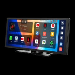 Monitor para carro Ottocast OttoAiBox N95C CarPlay Android Auto Sem Fios 11,4 polegadas, vista frontal: ecrã com apps