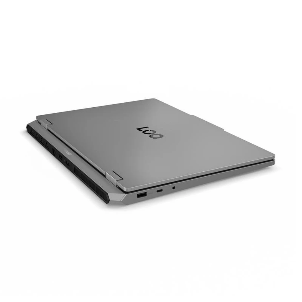 PC Portable Gaming Lenovo LOQ Essential 15IRX11, écran 15,1 pouces OLED bord fin, clavier rétroéclairé, design gris sobre, logo LOQ en coin supérieur droit - Ítem4