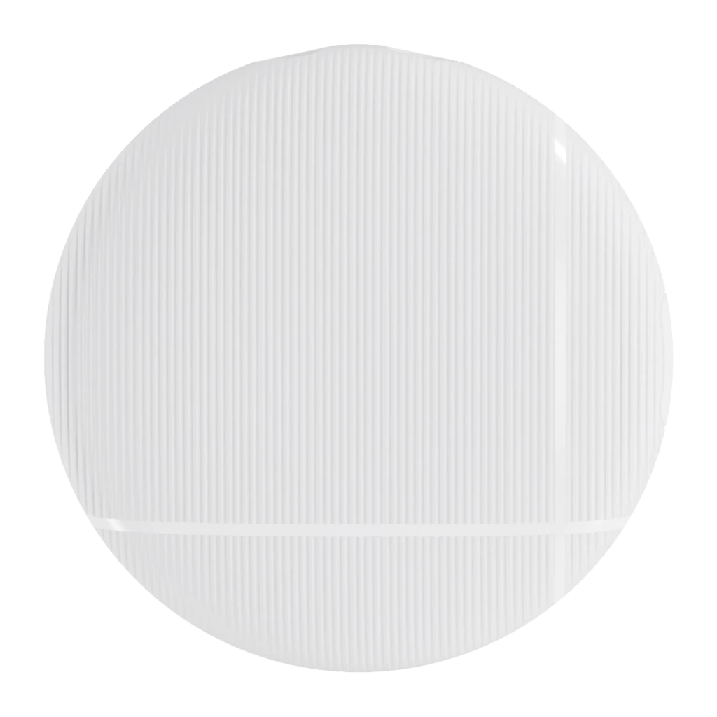 Localisateur Bluetooth Honor Choice MiLi LiTag Blanc Google Find Hub, vue avant: forme circulaire avec texture de lignes