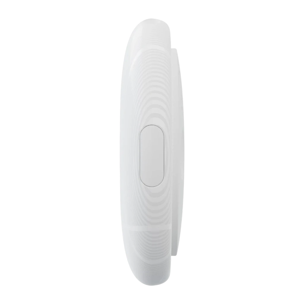 Localisateur Bluetooth Honor Choice MiLi LiTag Blanc Google Find Hub, détail latéral: tranche avec texture d'ondes
