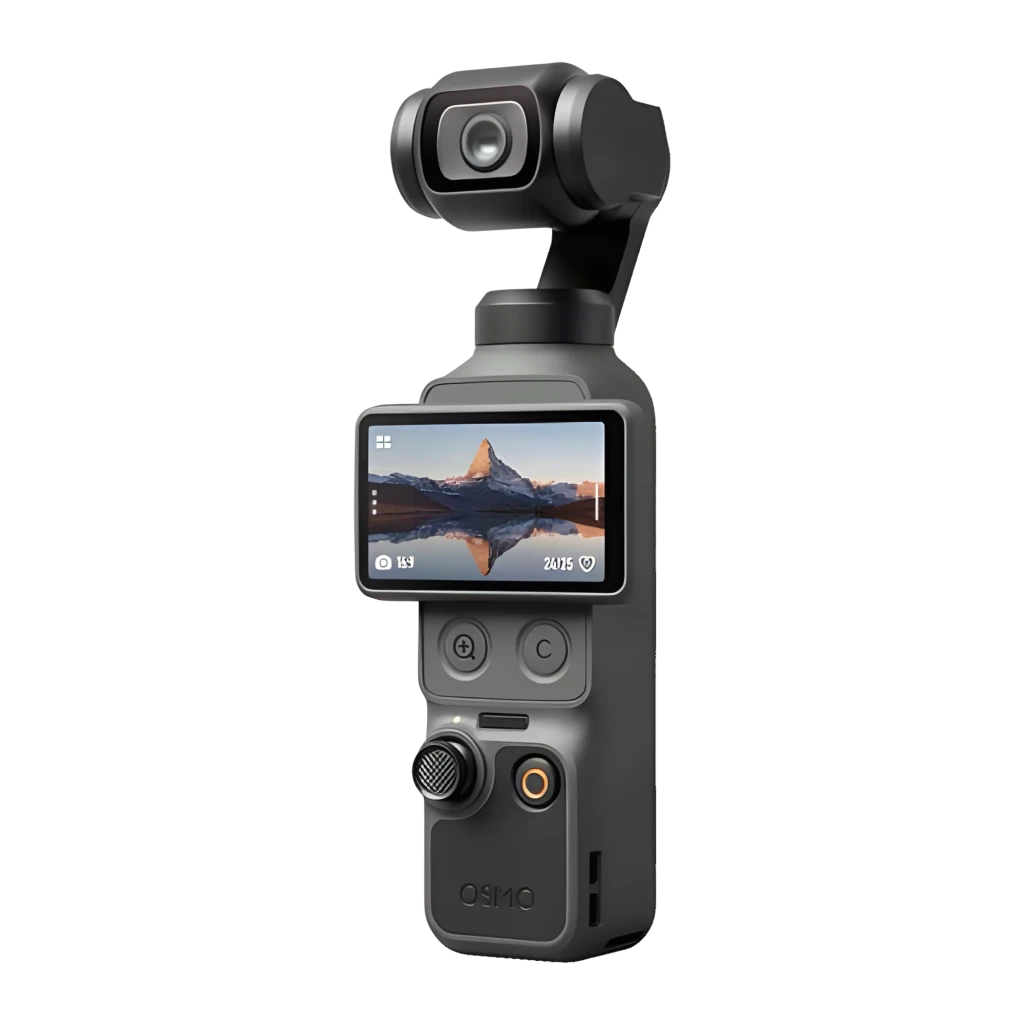 Câmara DJI Osmo Pocket 4 Essential Combo 4K com gimbal de 3 eixos, tela touch traseira, botões dedicados e lente grande angular compacta e portátil - Item10