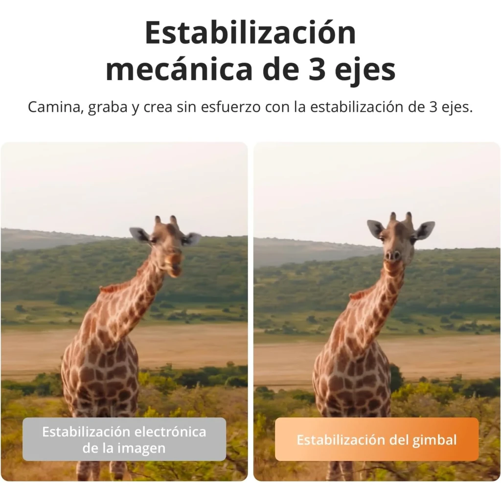 Câmara DJI Osmo Pocket 4 Essential Combo 4K com gimbal de 3 eixos, tela touch traseira, botões dedicados e lente grande angular compacta e portátil - Item6