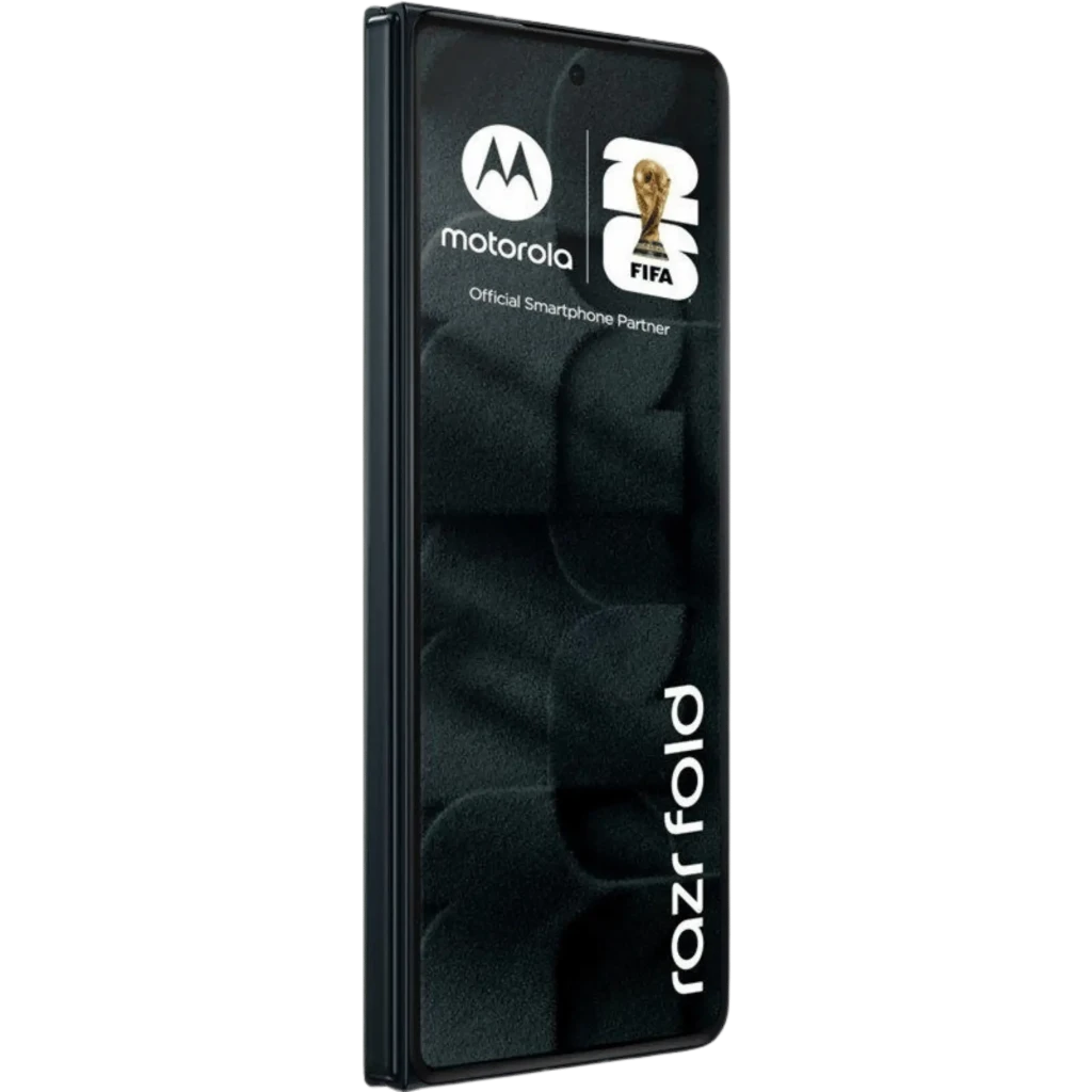 Smartphone plegable negro con pantalla pOLED 8,09 pulgadas, triple cámara trasera, logos dorados de FIFA y Motorola, edición especial Razr Fold 5G 512 GB 16 - Ítem6