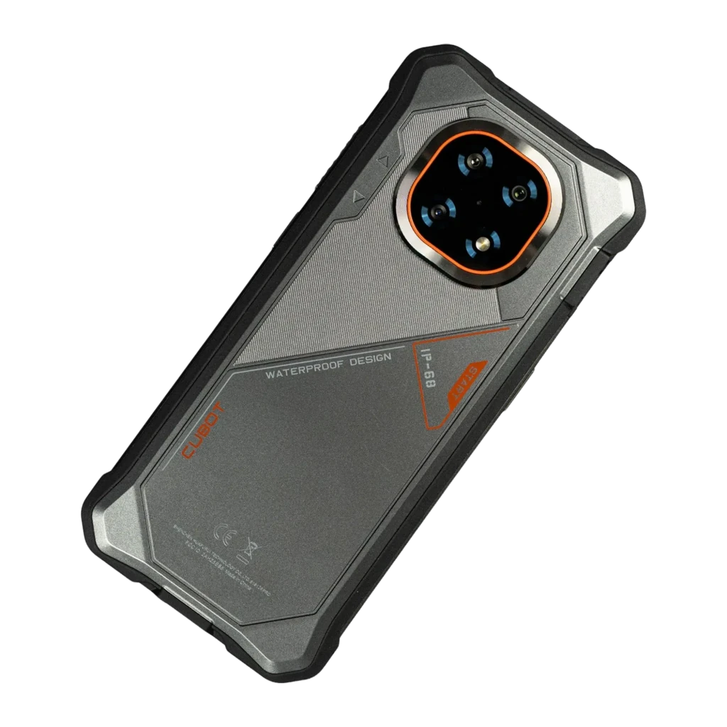 Cubot KingKong ES 5 verde rugerizado con carcasa robusta, triple cámara trasera con flash, pantalla notch en V, bordes reforzados, sellos IP68 IP69K - Ítem1