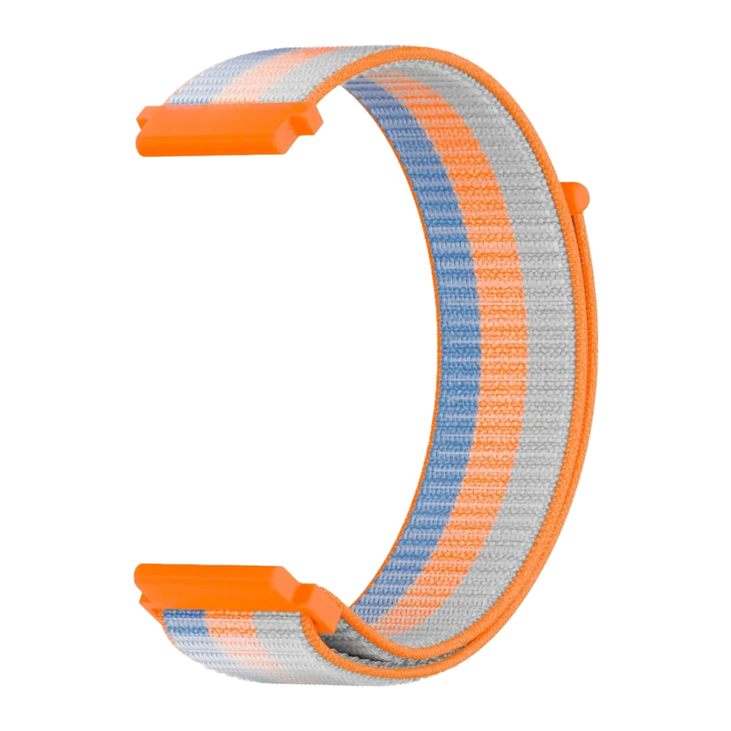 SaveFamily SaveWatch Plus Noir avec bracelet tissu Acid Orange, écran carré couleur, bouton SOS latéral rouge, cadran ludique, suivi cardiaque et appel - Ítem2