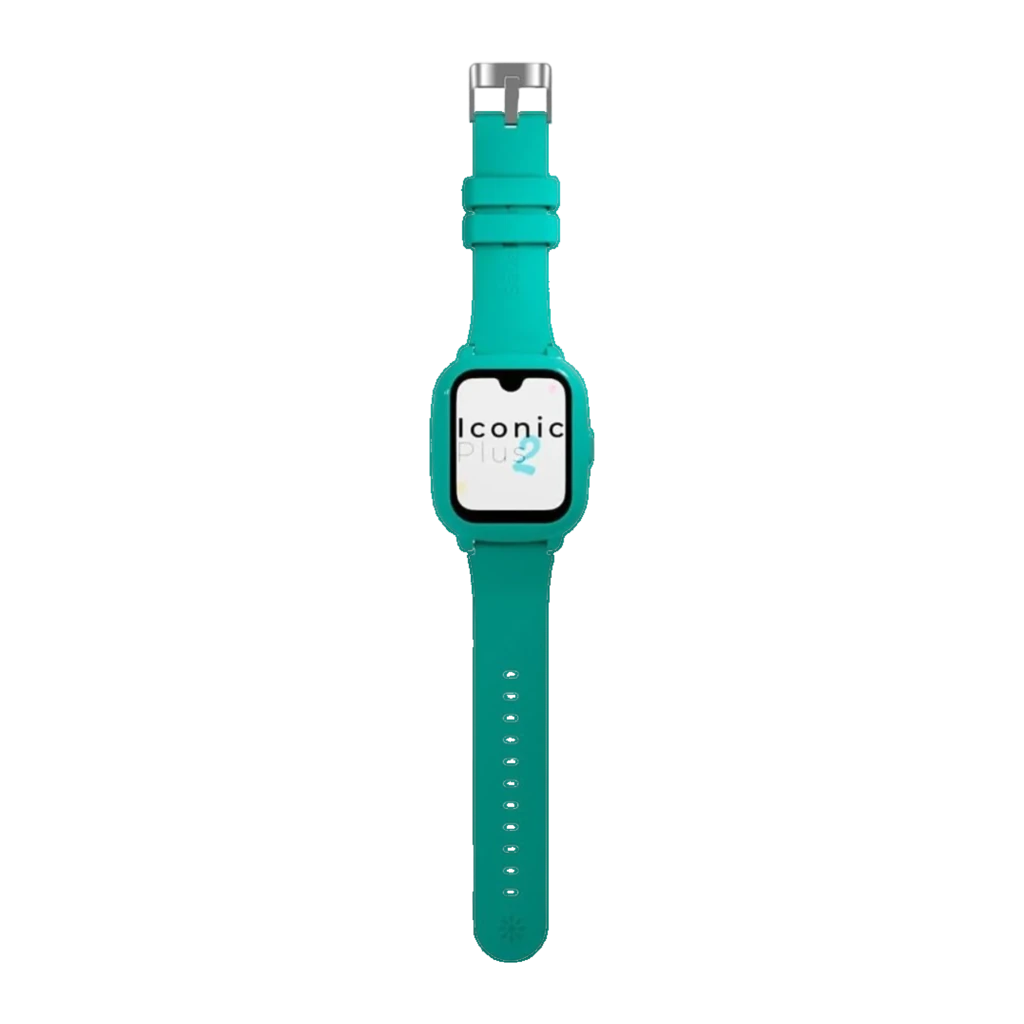 Reloj SaveFamily Iconic Plus 2 Lisa Verde Menta con pantalla táctil cuadrada, bordes redondeados, correa de silicona ajustable y botón lateral para SOS y - Ítem2