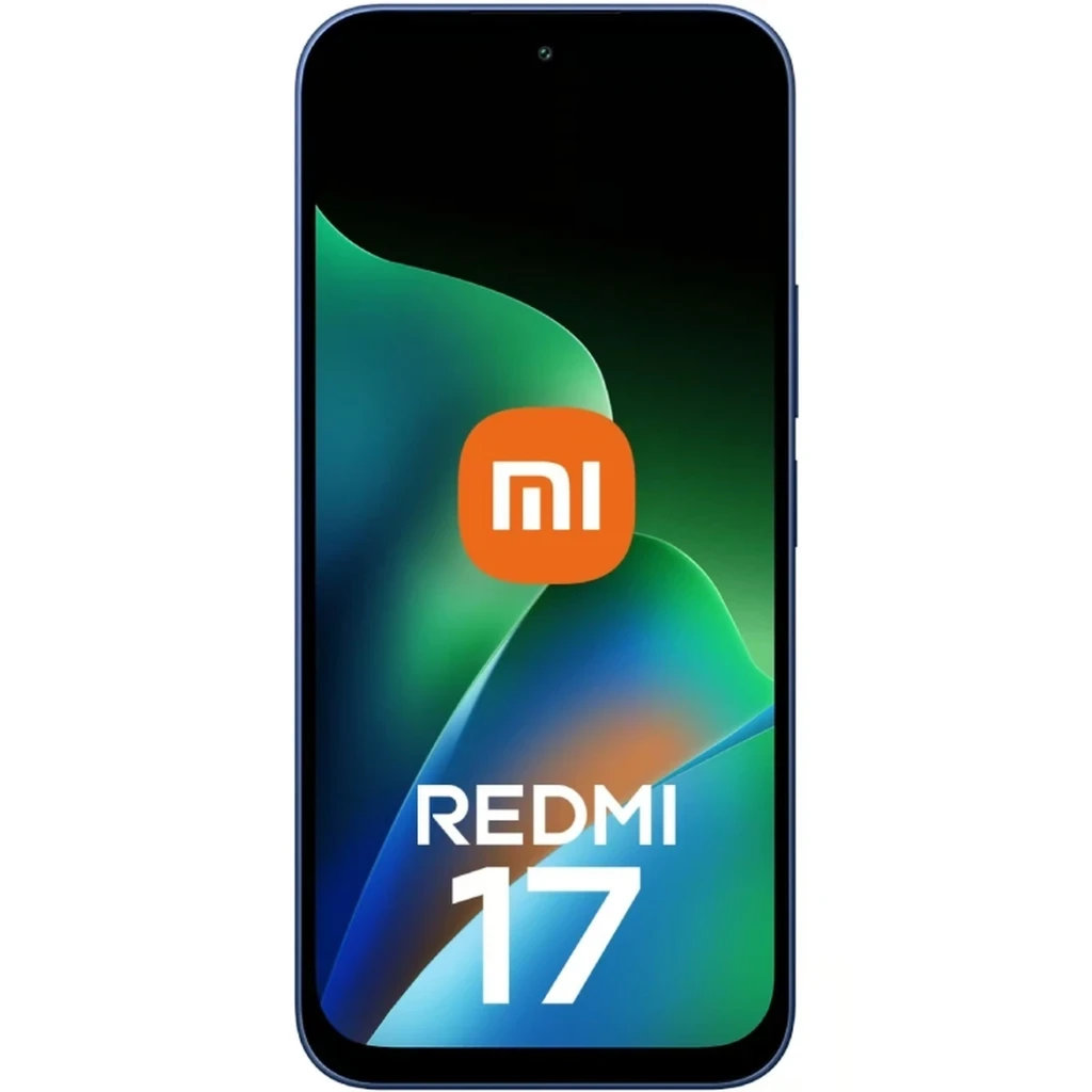 Xiaomi Redmi 17 5G azul con pantalla IPS LCD de 6,9 pulgadas, marco delgado, doble cámara trasera con flash y frontal en notch discreto - Ítem4