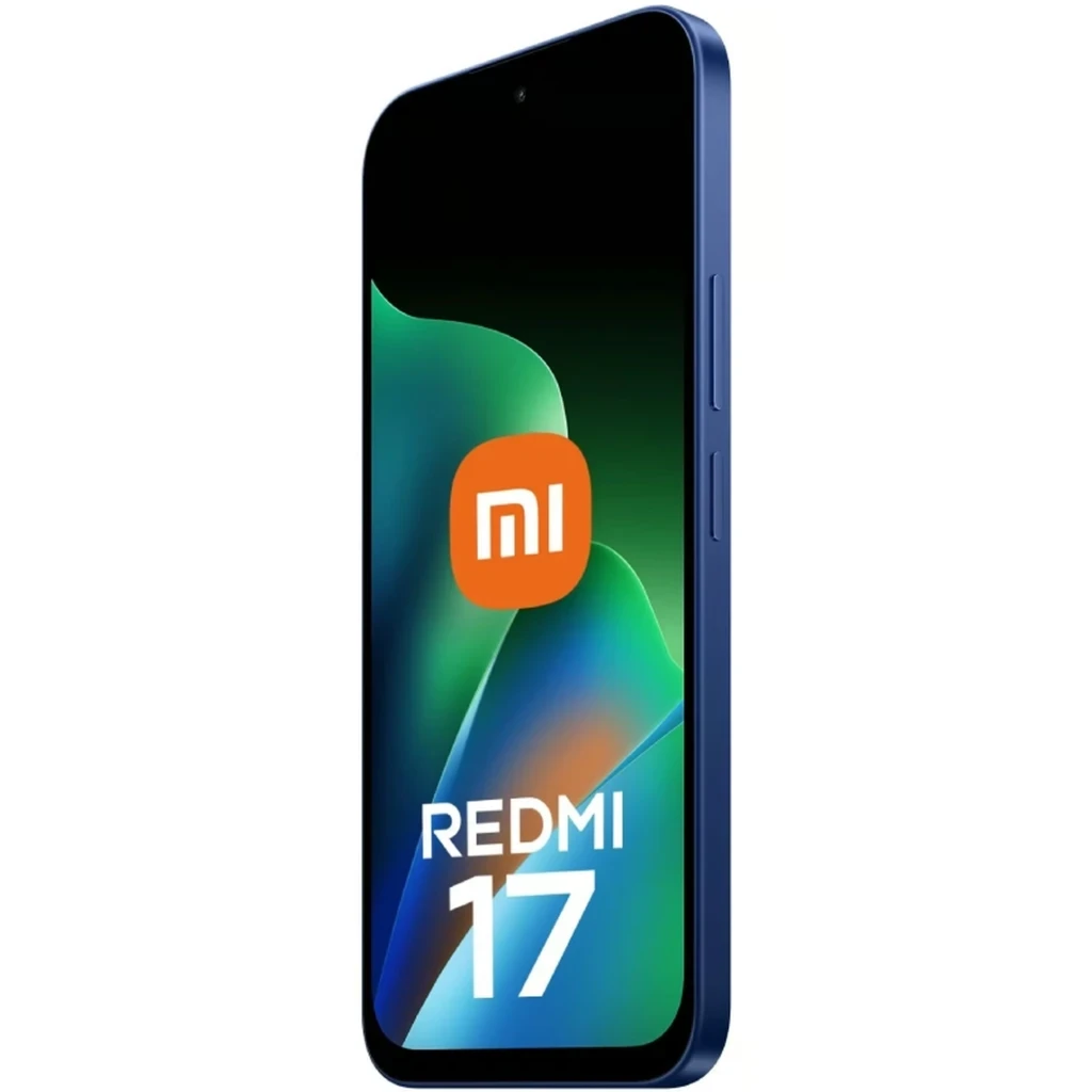 Xiaomi Redmi 17 5G azul con pantalla IPS LCD de 6,9 pulgadas, marco delgado, doble cámara trasera con flash y frontal en notch discreto - Ítem2