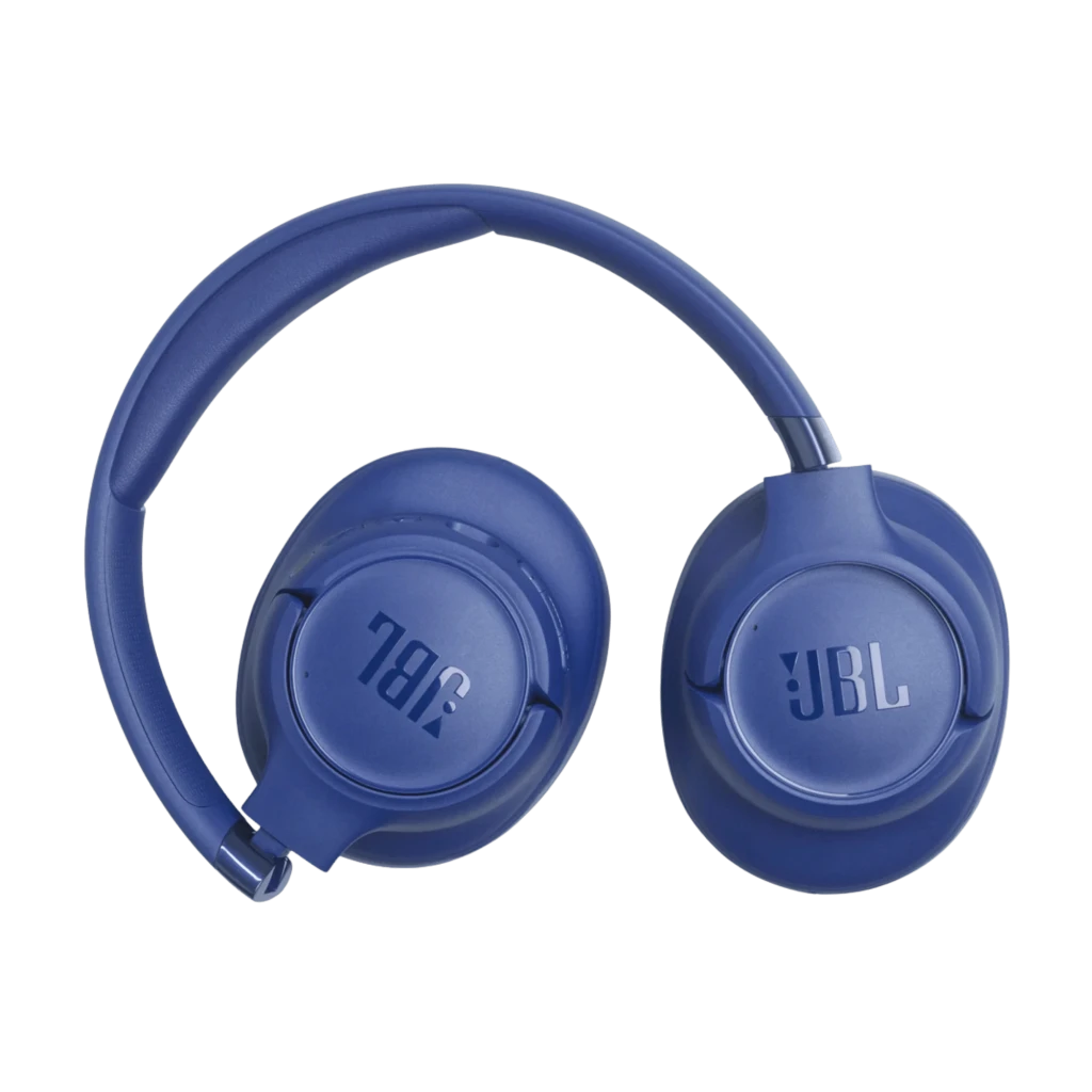 JBL Tune 780NC Azul auriculares de diadema con acabado mate, copas acolchadas giratorias, botones laterales y diadema ajustable para Bluetooth y Spatial Sound - Ítem8