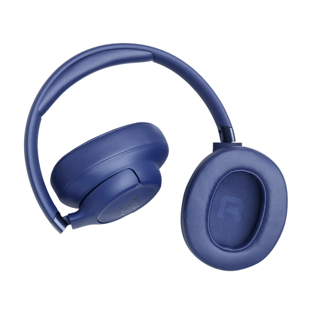JBL Tune 780NC Azul auriculares de diadema con acabado mate, copas acolchadas giratorias, botones laterales y diadema ajustable para Bluetooth y Spatial Sound - Ítem10