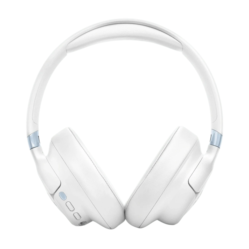 JBL Tune 780NC Blanco, auriculares de diadema plegables con copa ovalada, almohadillas acolchadas, botones laterales y acabado mate con logo JBL en relieve - Ítem8