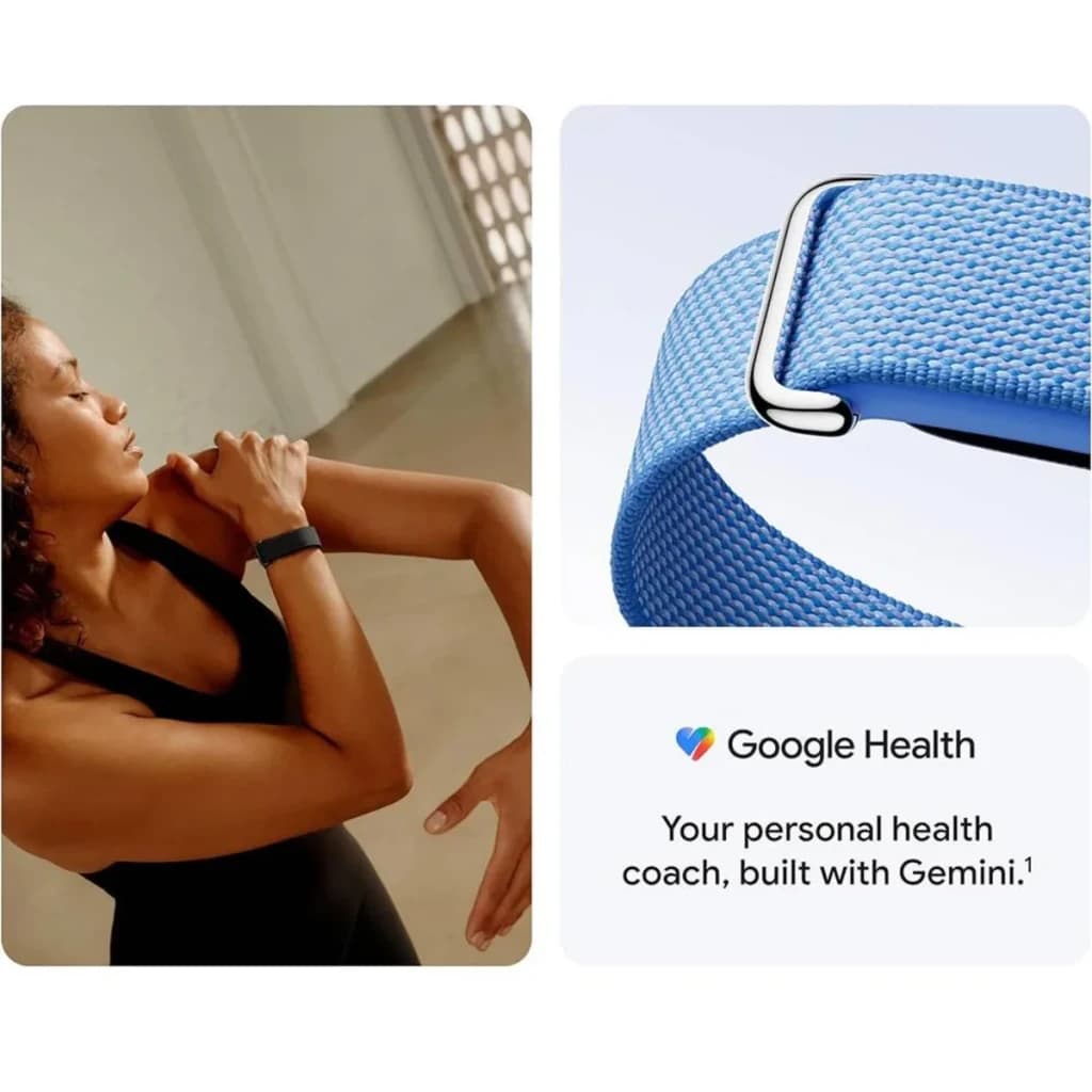 Fitbit Air Berry Vermelho Monitor Frequência Cardíaca, SpO2, Temperatura Pele Bateria 7 Dias 50m, lifestyle: mulher