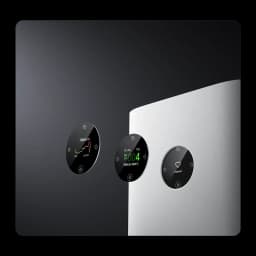 Purificador de aire Xiaomi Mijia Smart Air Purifier 6 Plus con panel circular OLED dual: lectura PM2.5 en tiempo real, iconos táctiles y diseño minimalista