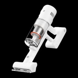 Aspiradora Escoba Xiaomi Mijia Vacuum Cleaner 4 sin cable, cuerpo blanco, depósito transparente, cepillo motorizado ancho y diseño ergonómico minimalista