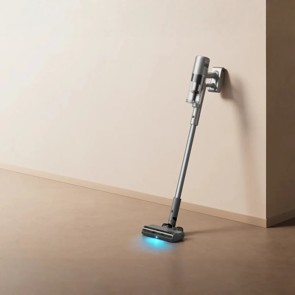 Aspiradora Xiaomi Mijia Vacuum Cleaner 4 Pro Sin Cable 280AW 90min en color negro, diseño vertical ligero con tubo largo y cepillo motorizado de piso - Ítem5