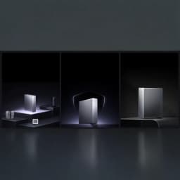 Router Xiaomi BE19000 Pro WiFi 7 tripla banda em cinza, design minimalista vertical, luz de status frontal, antenas internas e acabamento metálico elegante