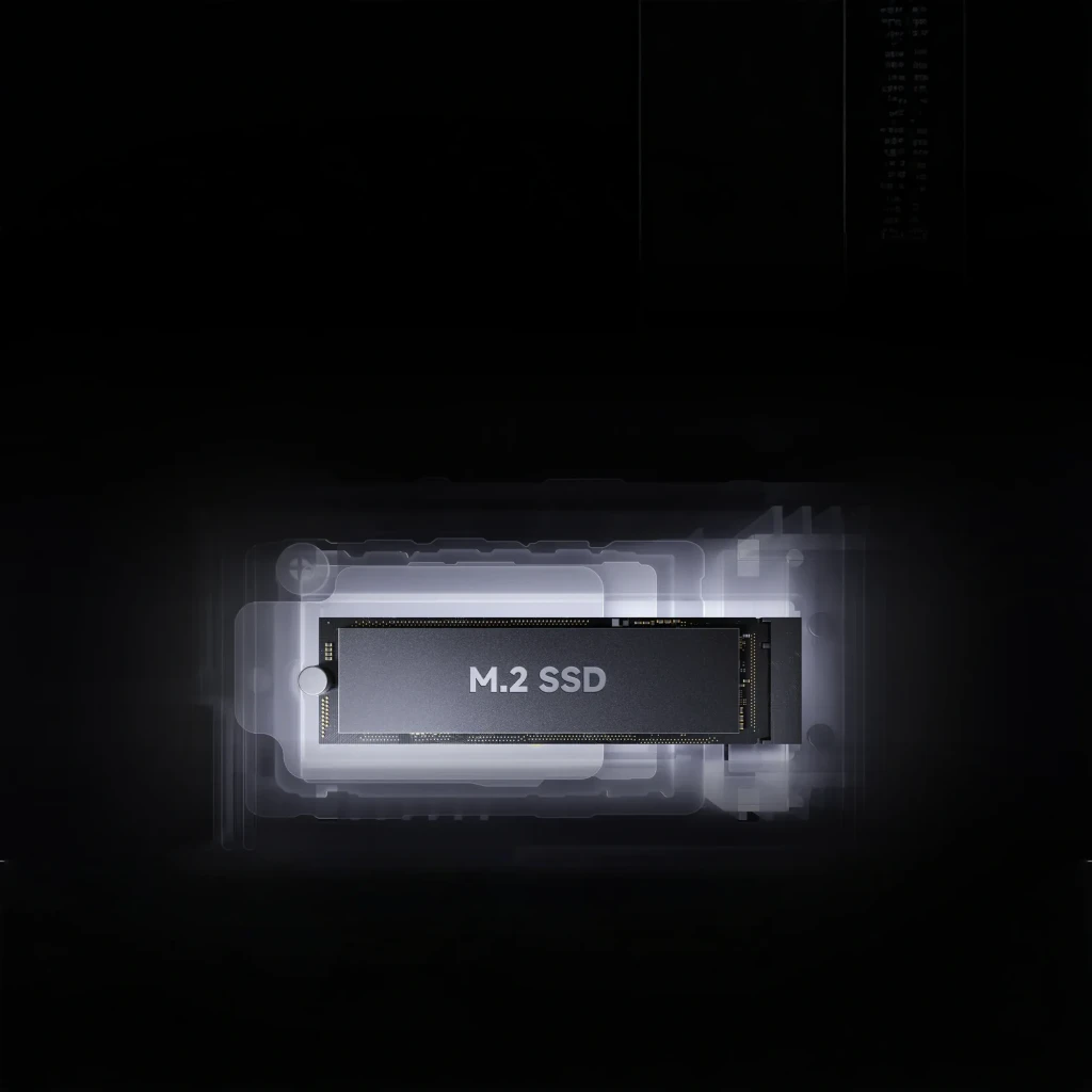 Router Xiaomi BE19000 Pro WiFi 7 Triple Banda en color gris, diseño vertical minimalista con cuerpo metálico liso y LED de estado frontal discreto - Ítem6