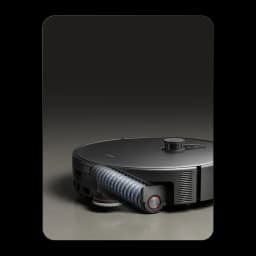 Robot Aspirador Xiaomi Robot Vacuum 6 Max dToF + Triple Cámara AI en negro, cuerpo circular bajo, torreta LiDAR superior, cepillo lateral y rodillo central