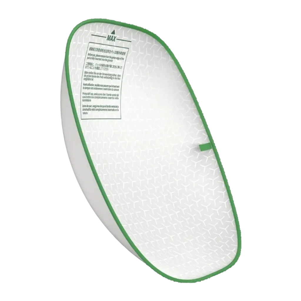 Almofada Petkit Pura Max 2 Mat Tecido Oxford 410x410mm Impermeável 100%, vista angular: superfície com padrão geométrico