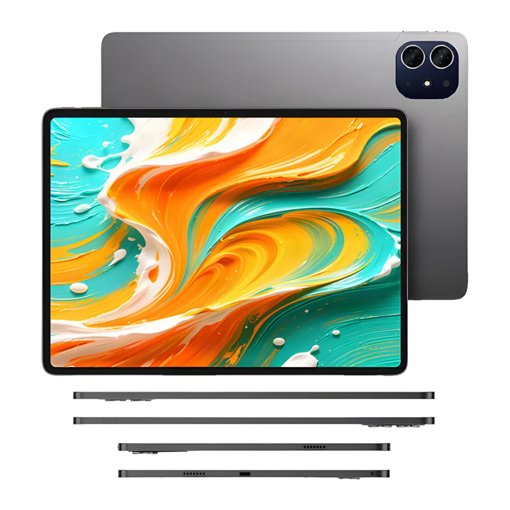 Teclast ArtPad 13.2 8GB/128GB Negro 4G Dual SIM 13,2 pulgadas IPS 120Hz Unisoc T7300, vistas múltiples: frontal con pantalla