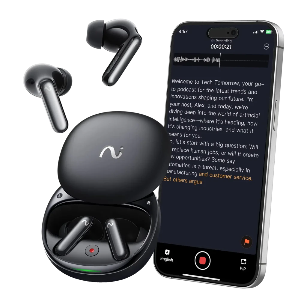 Auriculares VIAIM Recdot 2 TWS In-Ear dorados con estuche compacto, acabado metálico, puntas de silicona, LEDs indicadores y cancelación de ruido Bluetooth - Ítem1