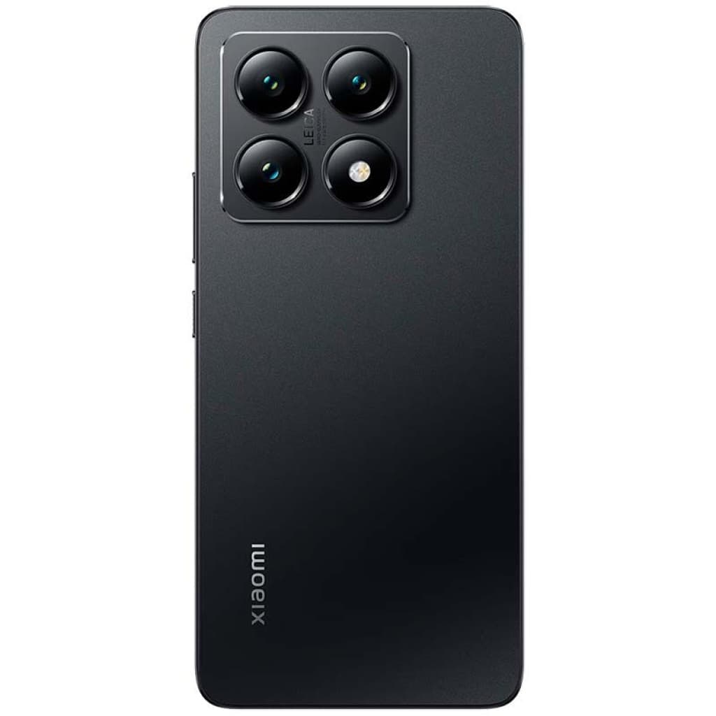 Xiaomi 14T 5G 12GB/256GB Preto Renovado em excelente condição, traseira preta fosca com módulo de câmera quadrado Leica e três lentes grandes