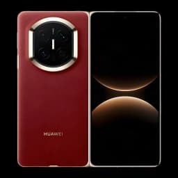 Huawei Mate X7 12GB/512GB Rojo 8 pulgadas OLED Plegable, vista frontal y trasera: módulo de cámaras circular dorado