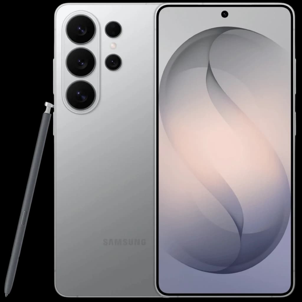 Samsung Galaxy S26 Ultra 5G Silver Shadow avec S Pen, triple grand capteur arrière, écran bord à bord percé, finitions métal satinées 256 Go 12 Go RAM